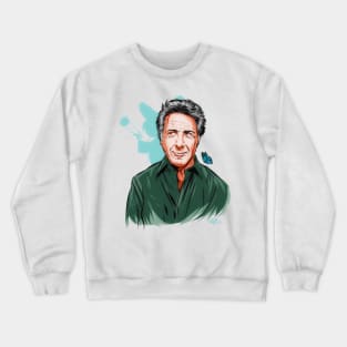 Dustin Hoffman - An illustration by Paul Cemmick Crewneck Sweatshirt